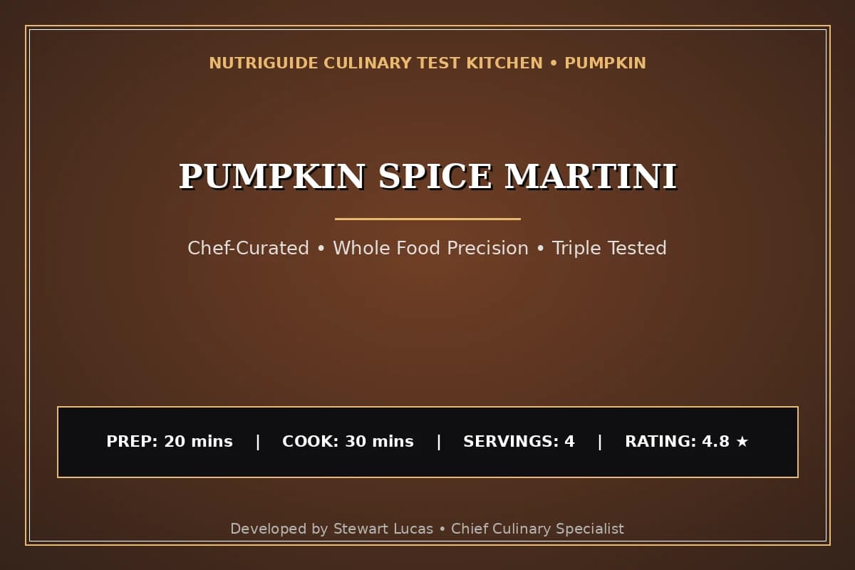 Pumpkin Spice Martini