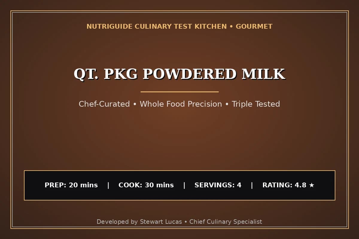 Qt. Pkg Powdered Milk