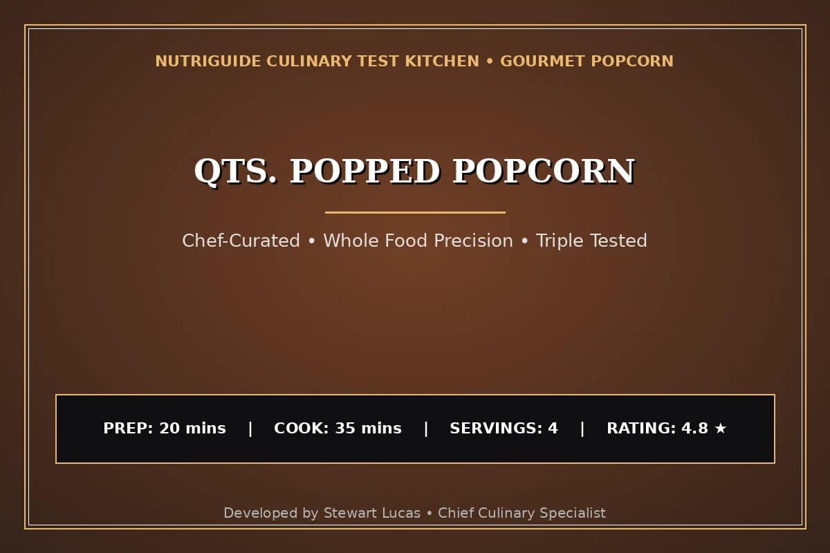 Qts. Popped Popcorn
