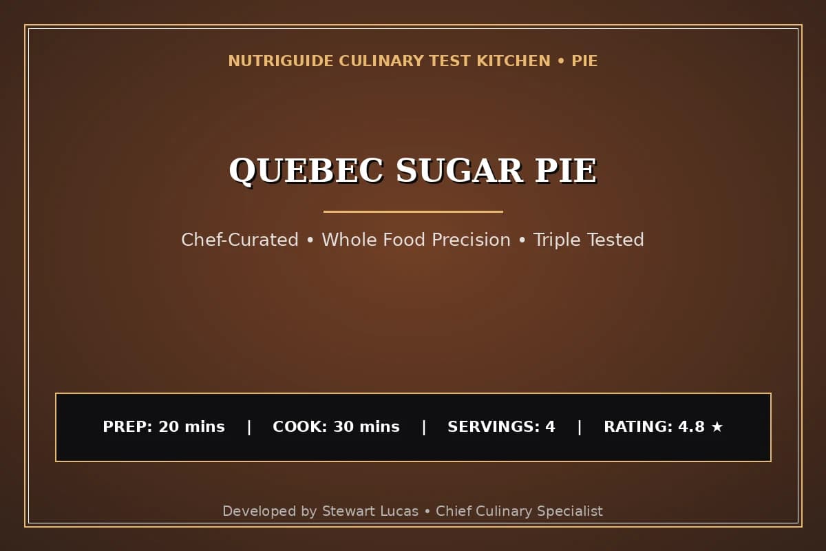 Quebec Sugar Pie