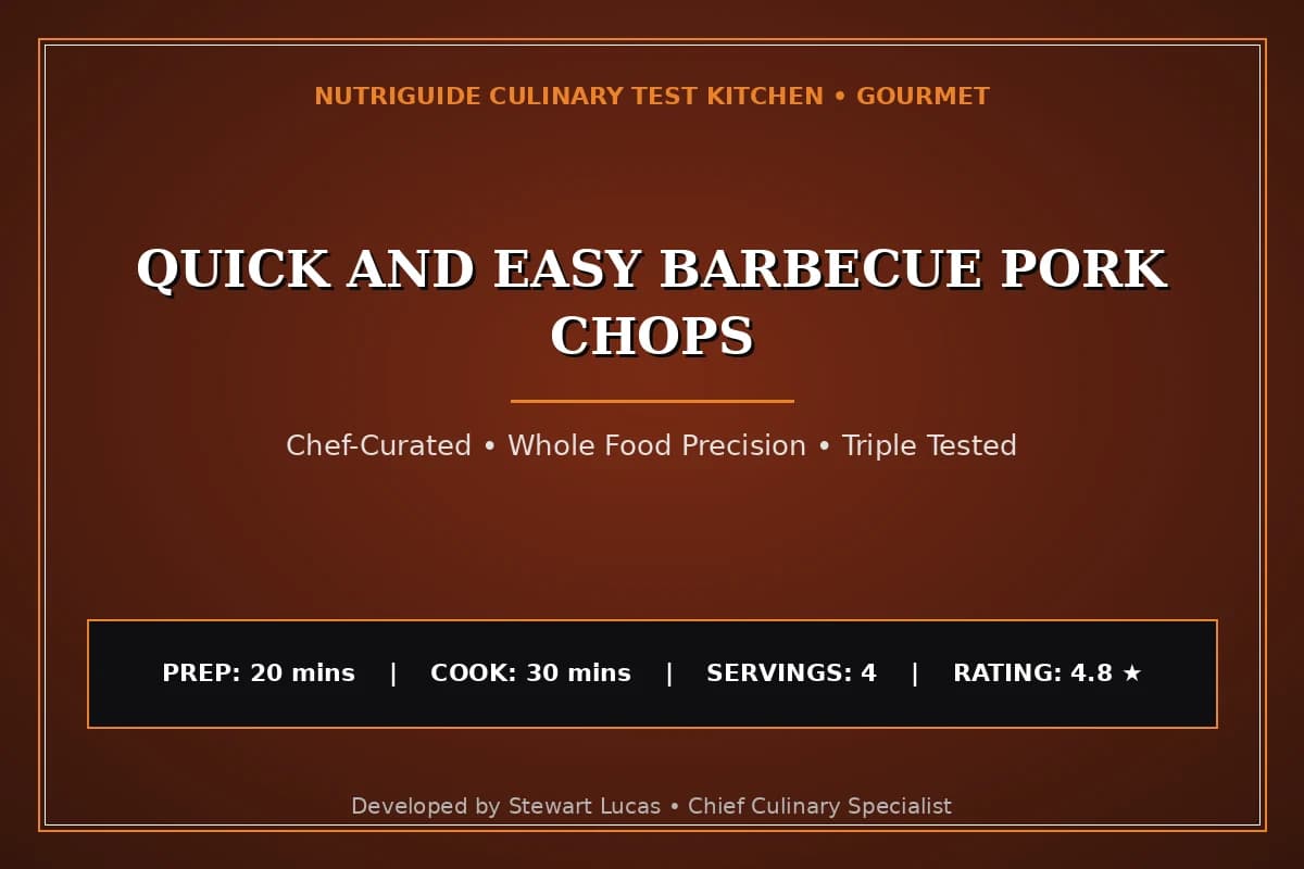 Quick And Easy Barbecue Pork Chops