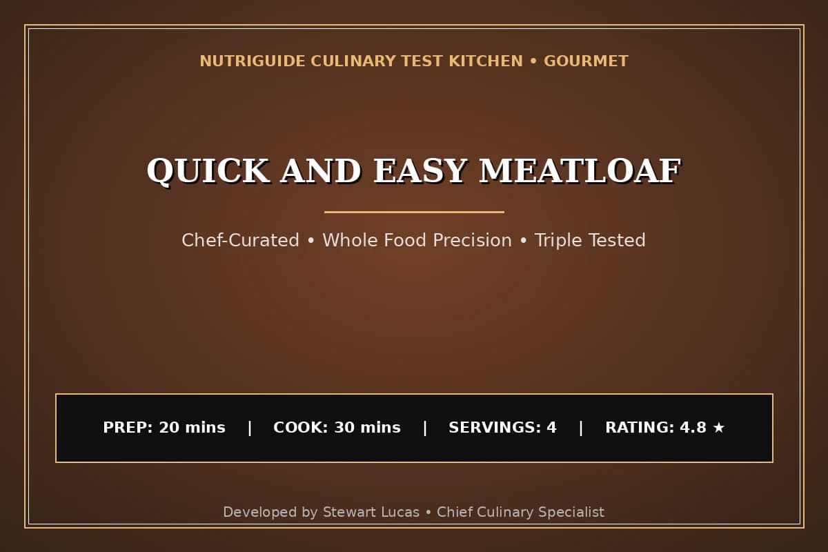 Quick And Easy Meatloaf