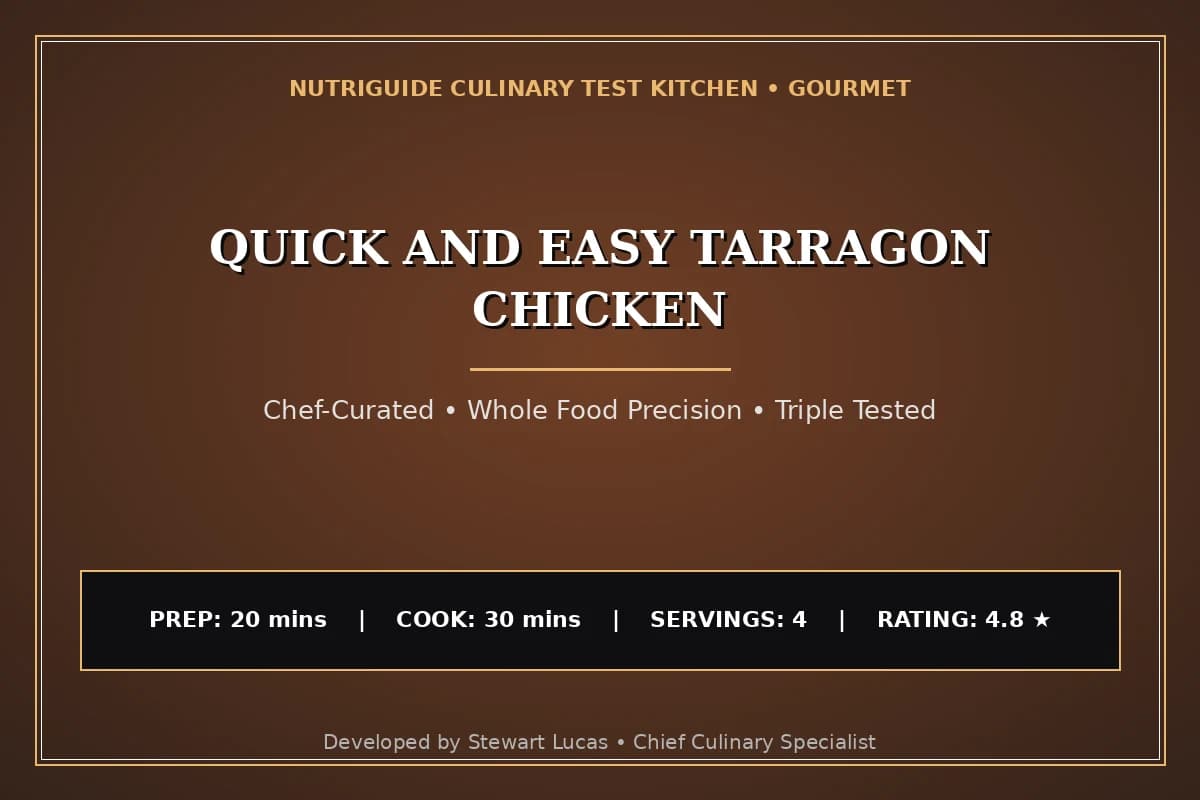 Quick And Easy Tarragon Chicken