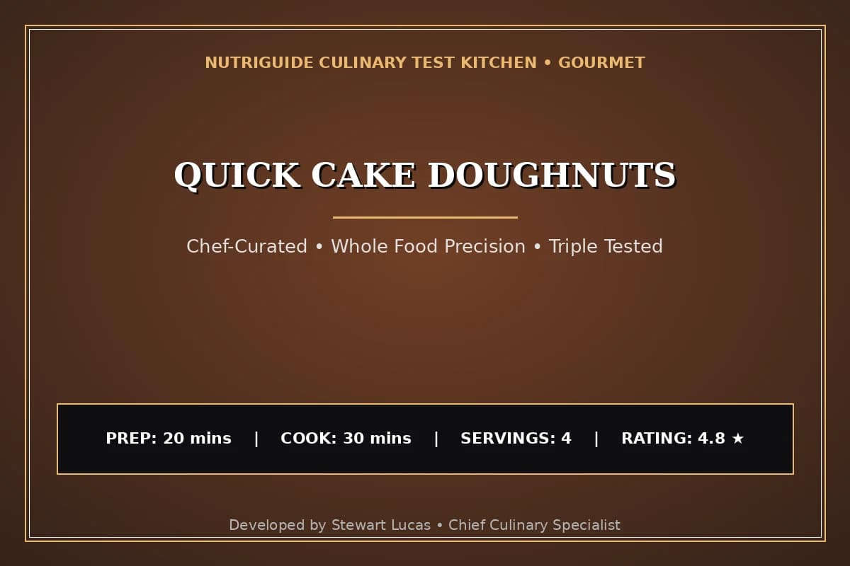 Quick Cake Doughnuts