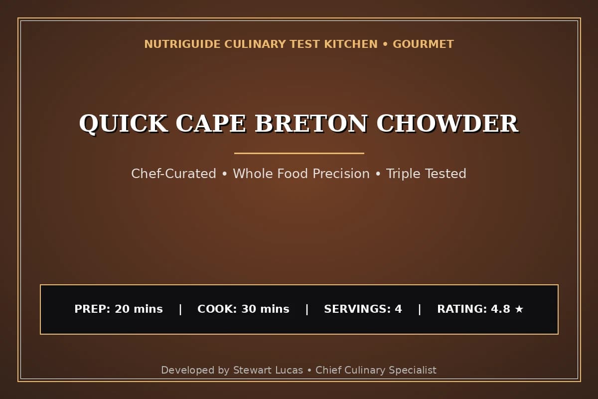 Quick Cape Breton Chowder