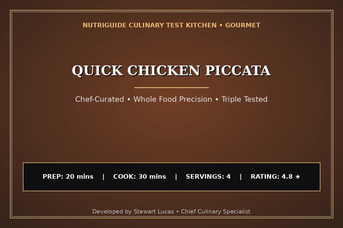 Quick Chicken Piccata