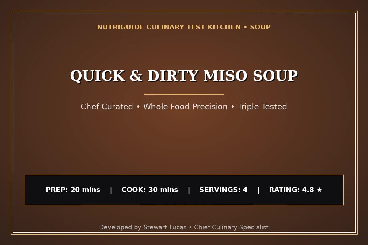 Quick & Dirty Miso Soup