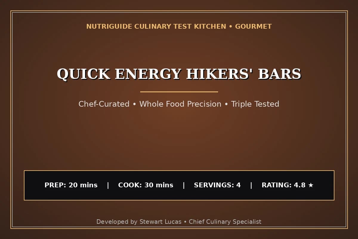 Quick Energy Hikers' Bars