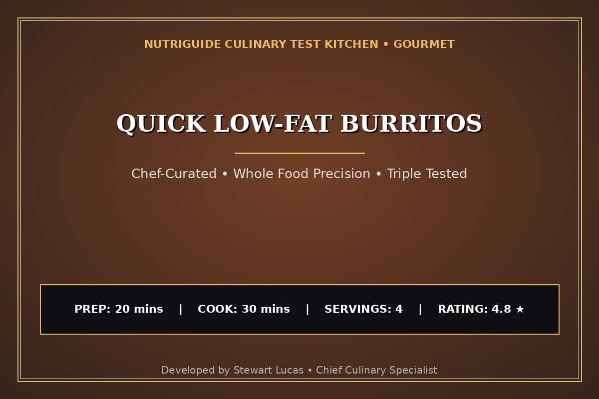 Quick Low-Fat Burritos