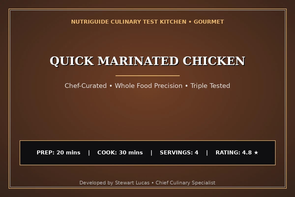 Quick Marinated Chicken