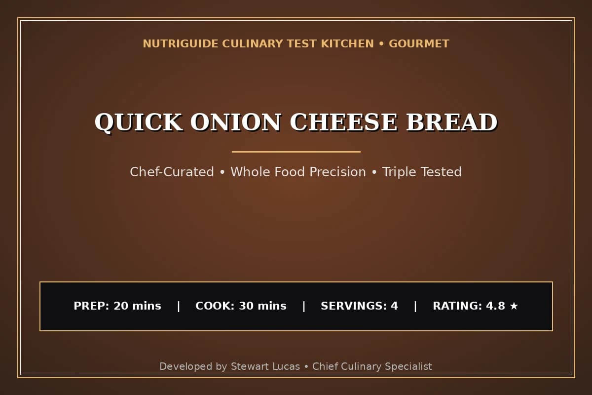 Quick Onion Cheese Bread
