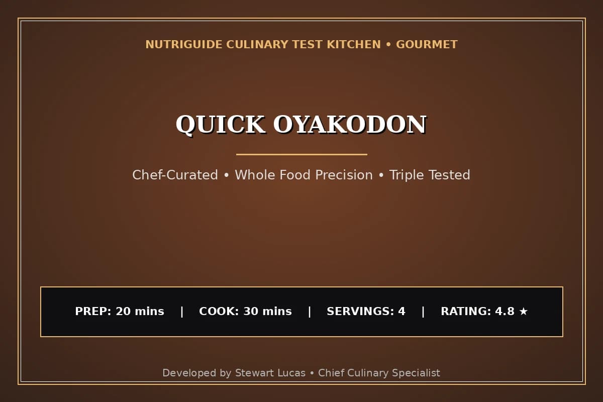 Quick Oyakodon