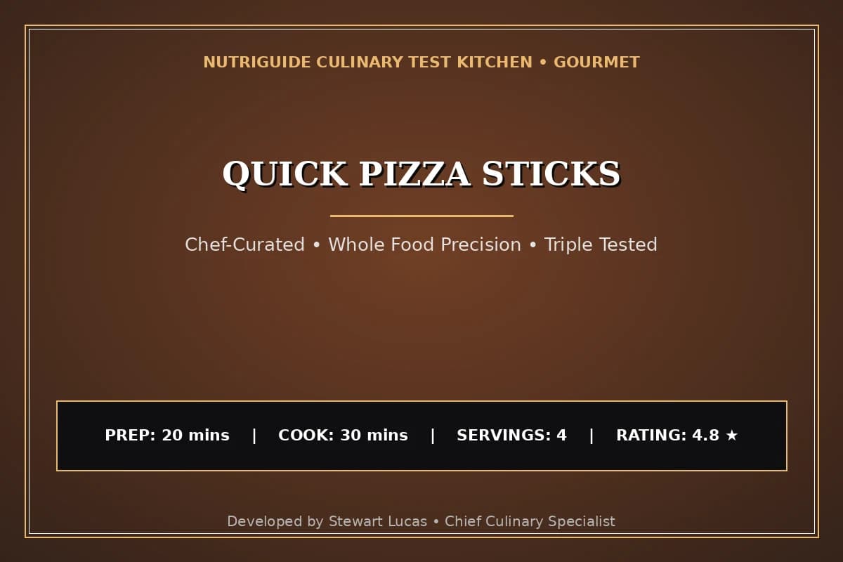 Quick Pizza Sticks