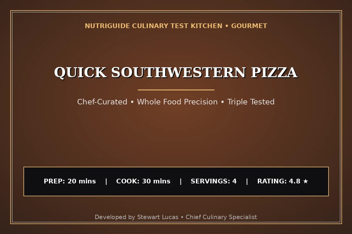 Quick Southwestern Pizza