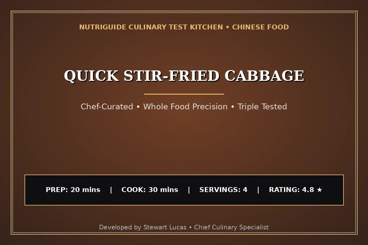 Quick Stir-Fried Cabbage
