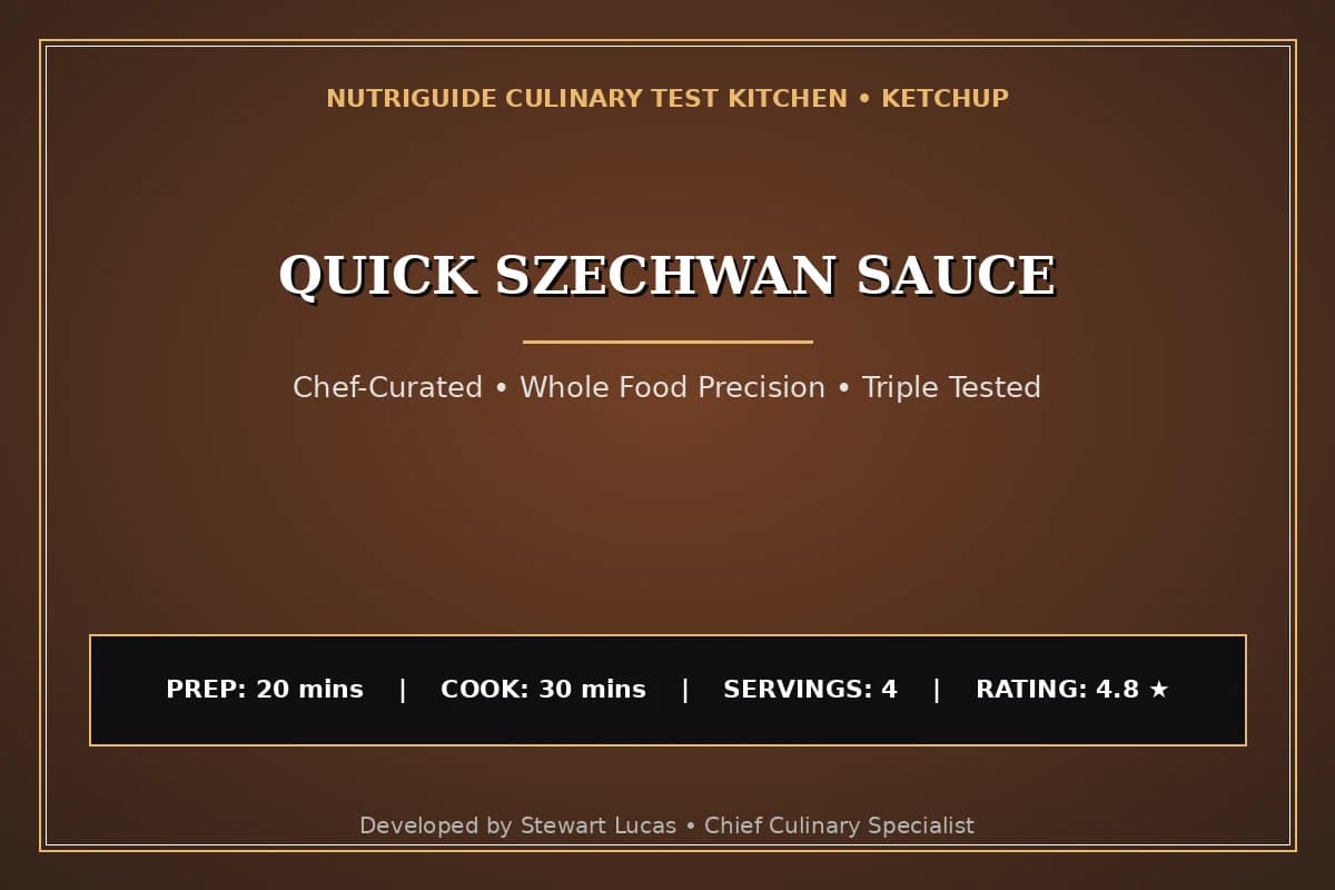 Quick Szechwan Sauce