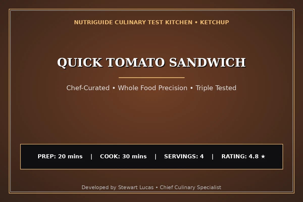 Quick Tomato Sandwich