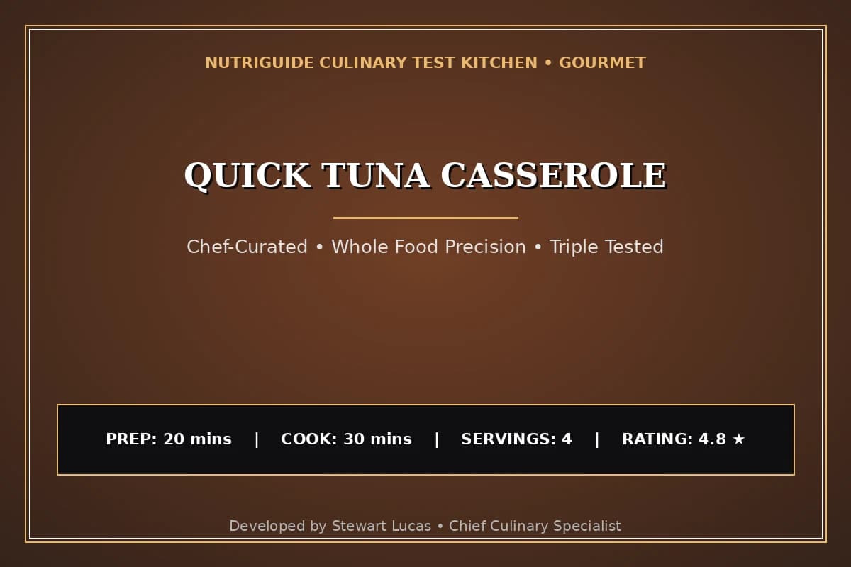 Quick Tuna Casserole