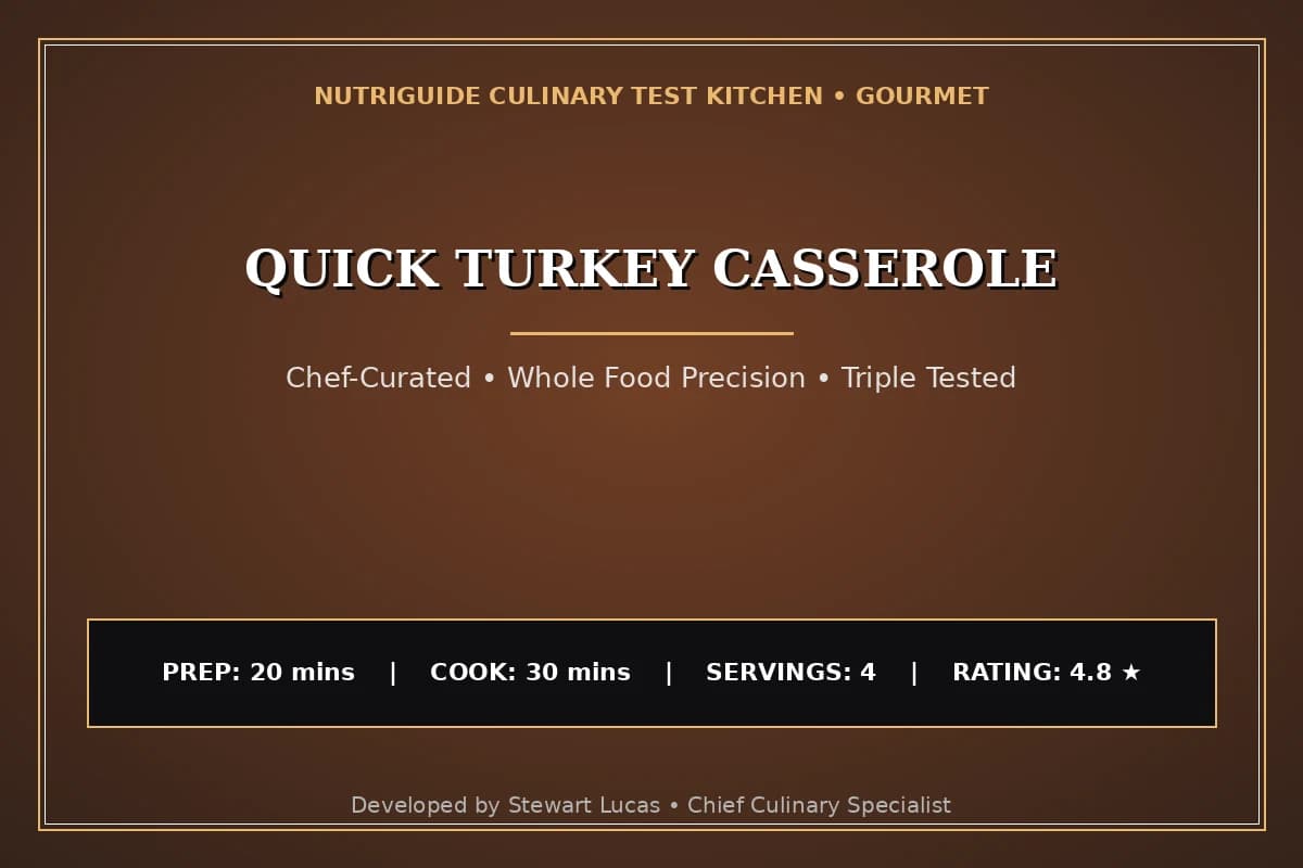 Quick Turkey Casserole