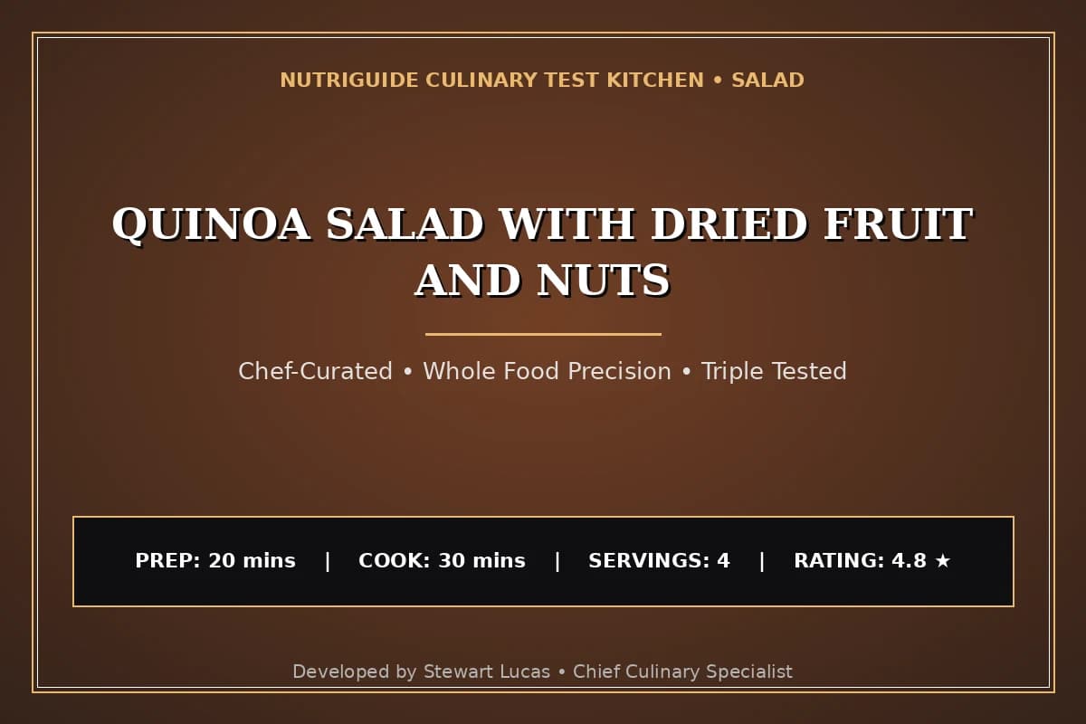 Quinoa Salad With Dried Fruit And Nuts
