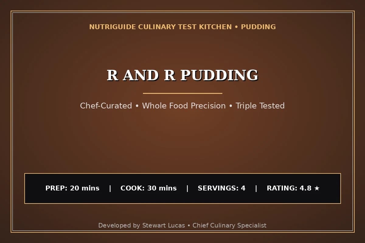 R And R Pudding