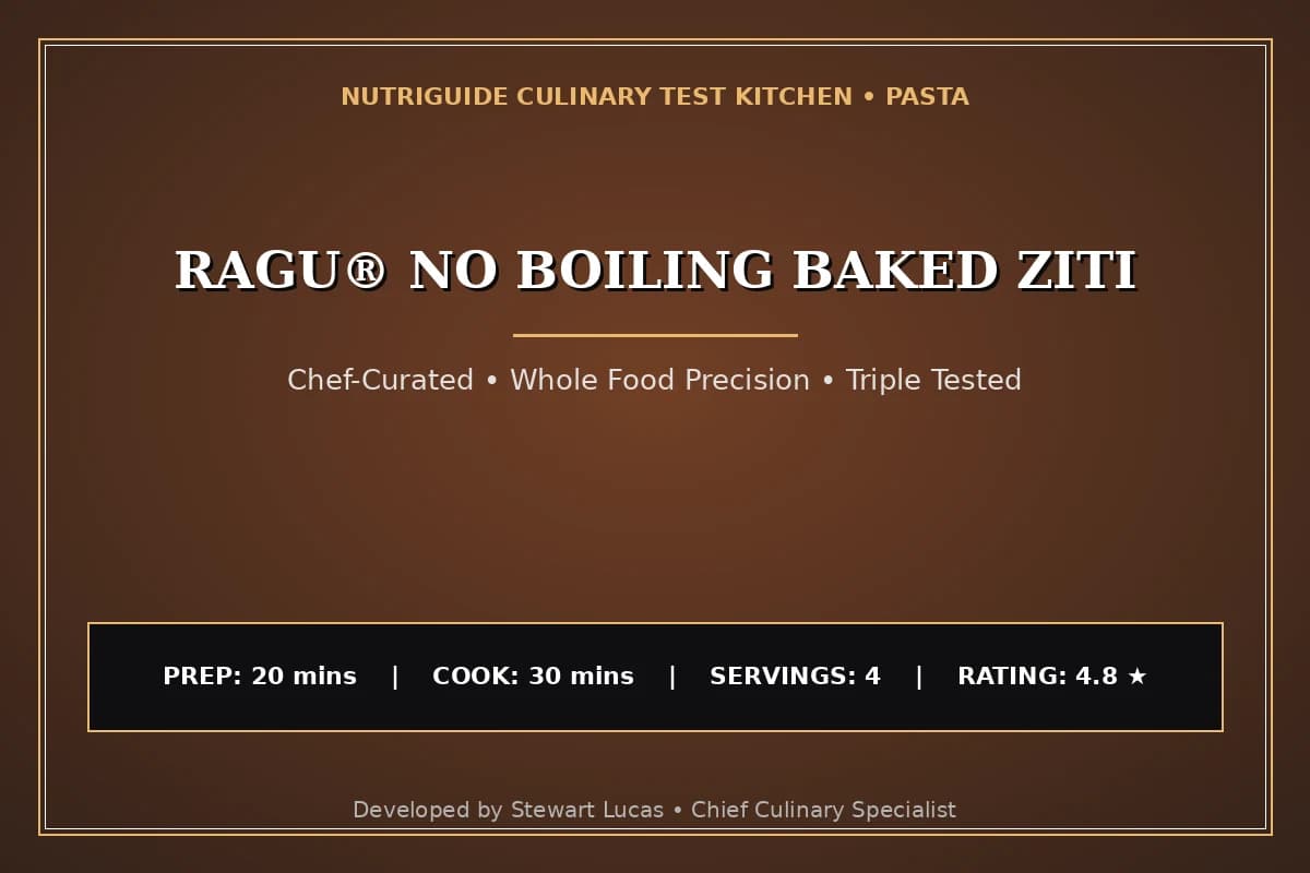 Ragu® No Boiling Baked Ziti