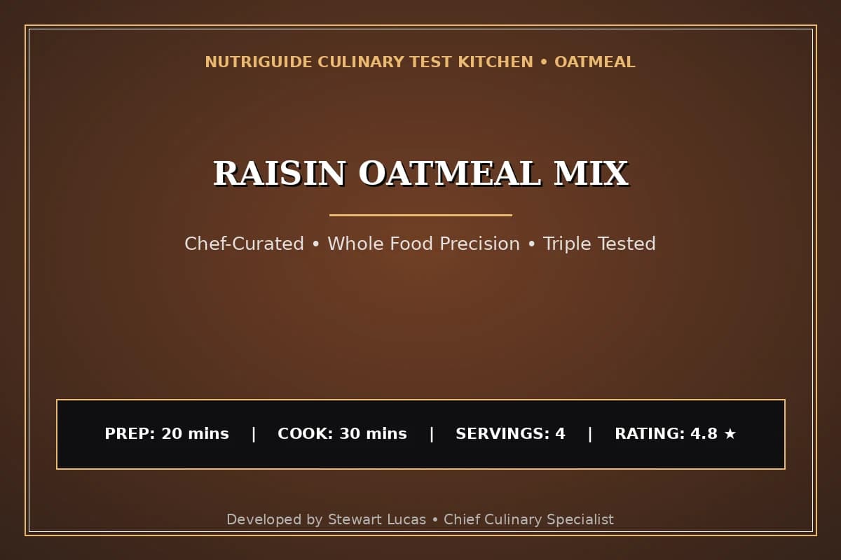 Raisin Oatmeal Mix