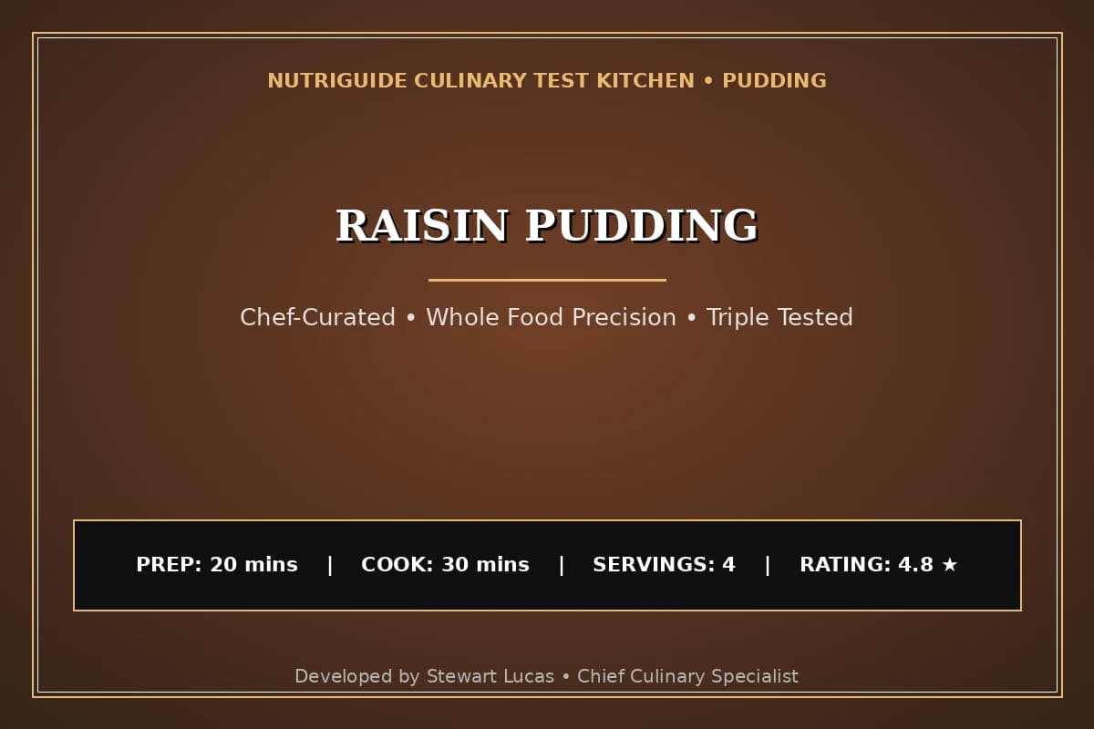 Raisin Pudding