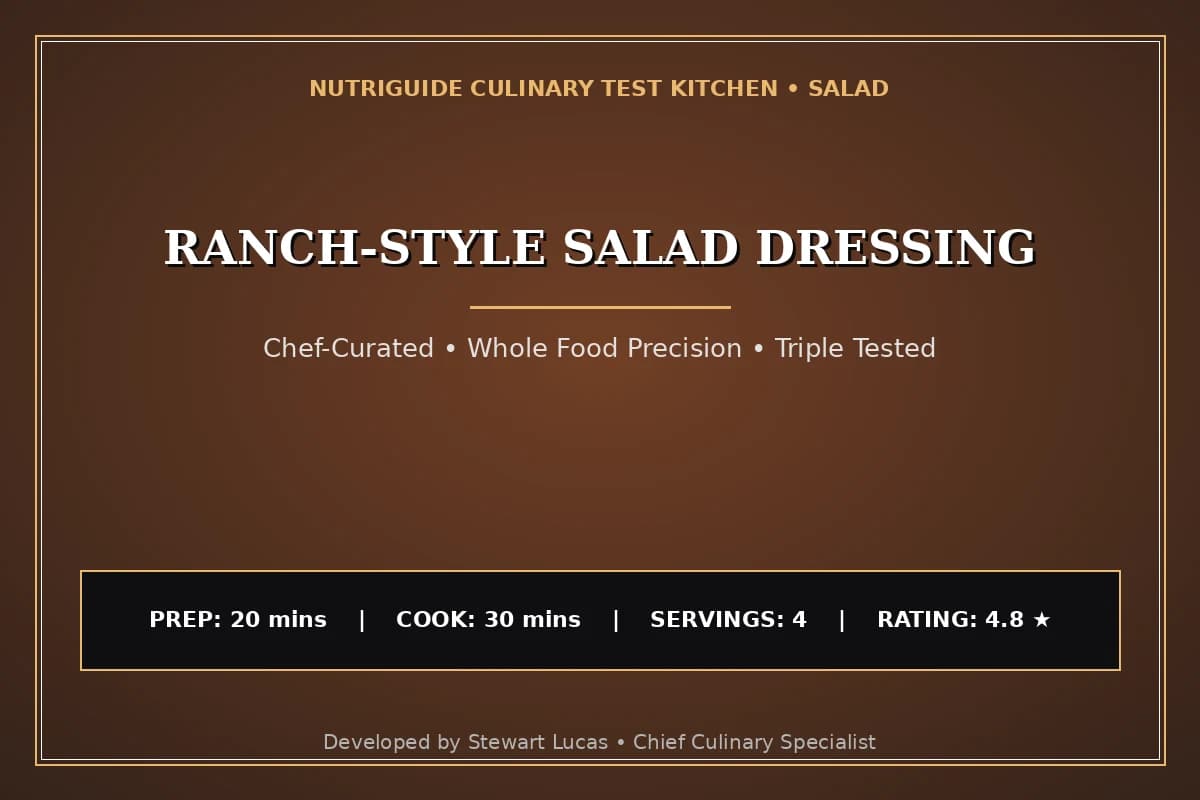 Ranch-Style Salad Dressing