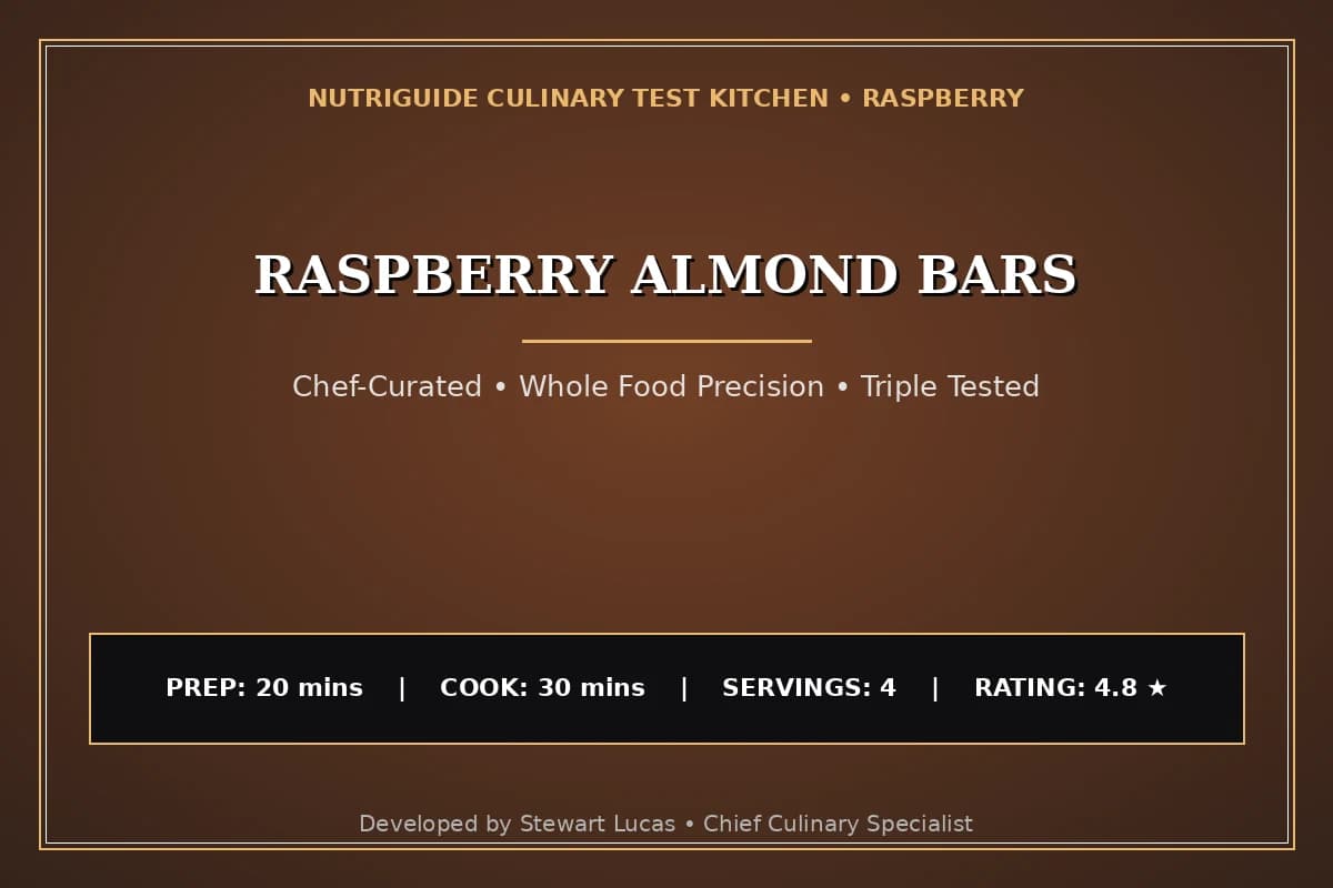 Raspberry Almond Bars