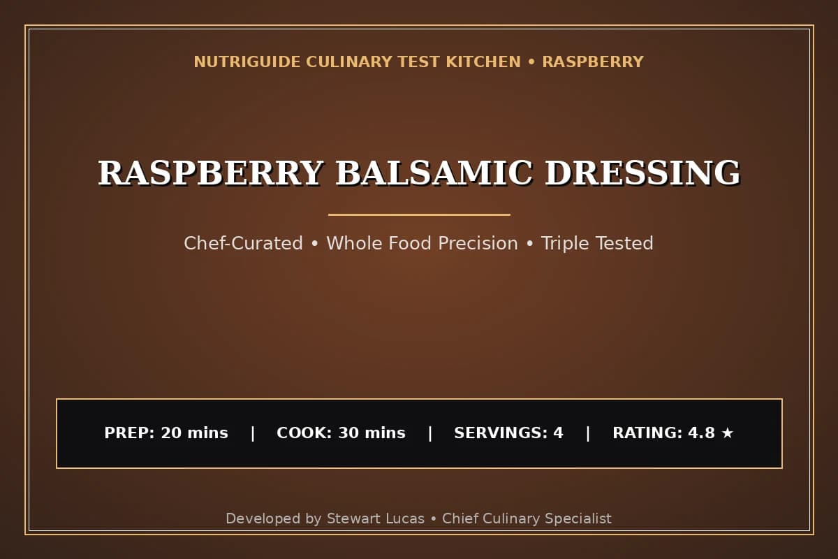 Raspberry Balsamic Dressing