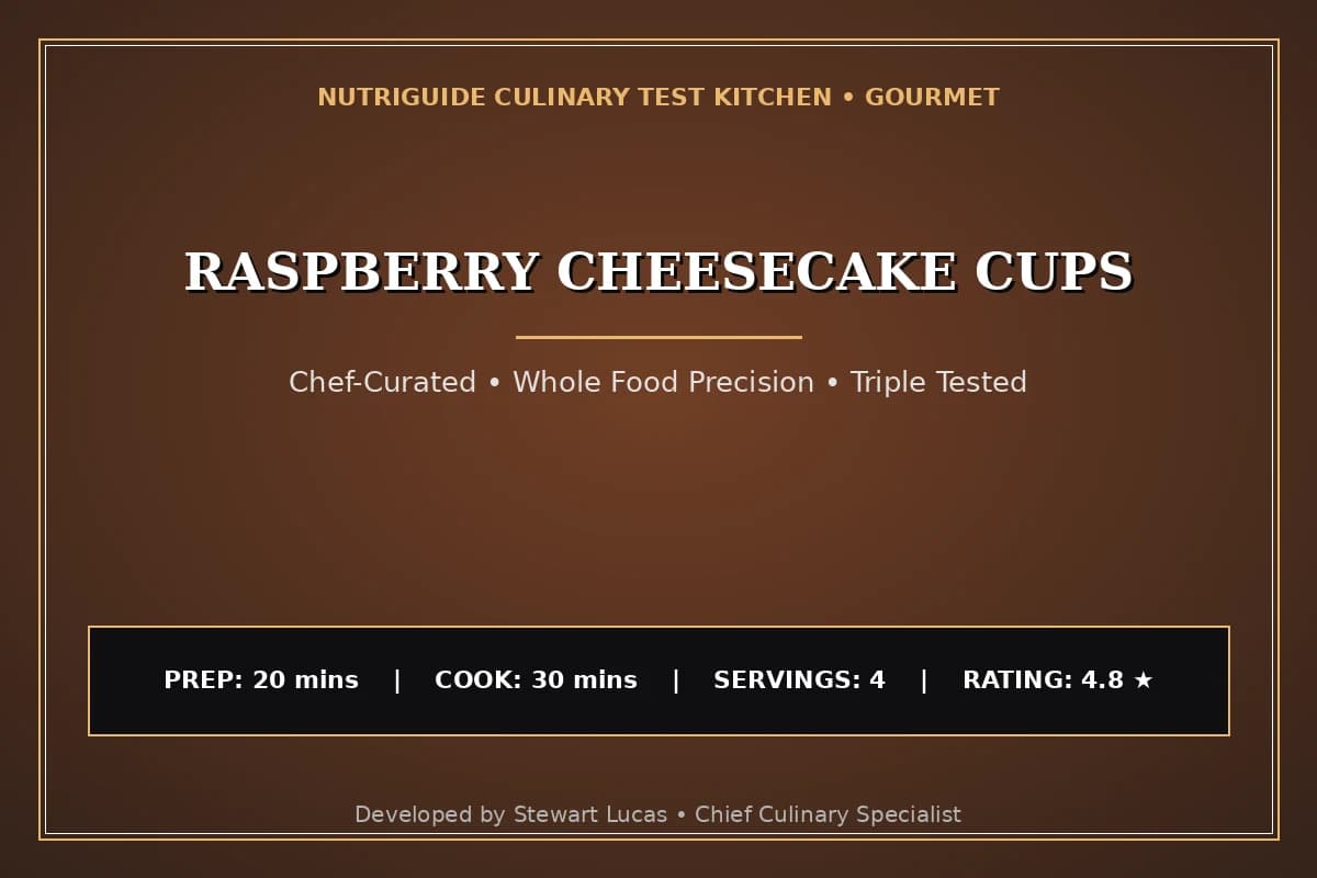 Raspberry Cheesecake Cups