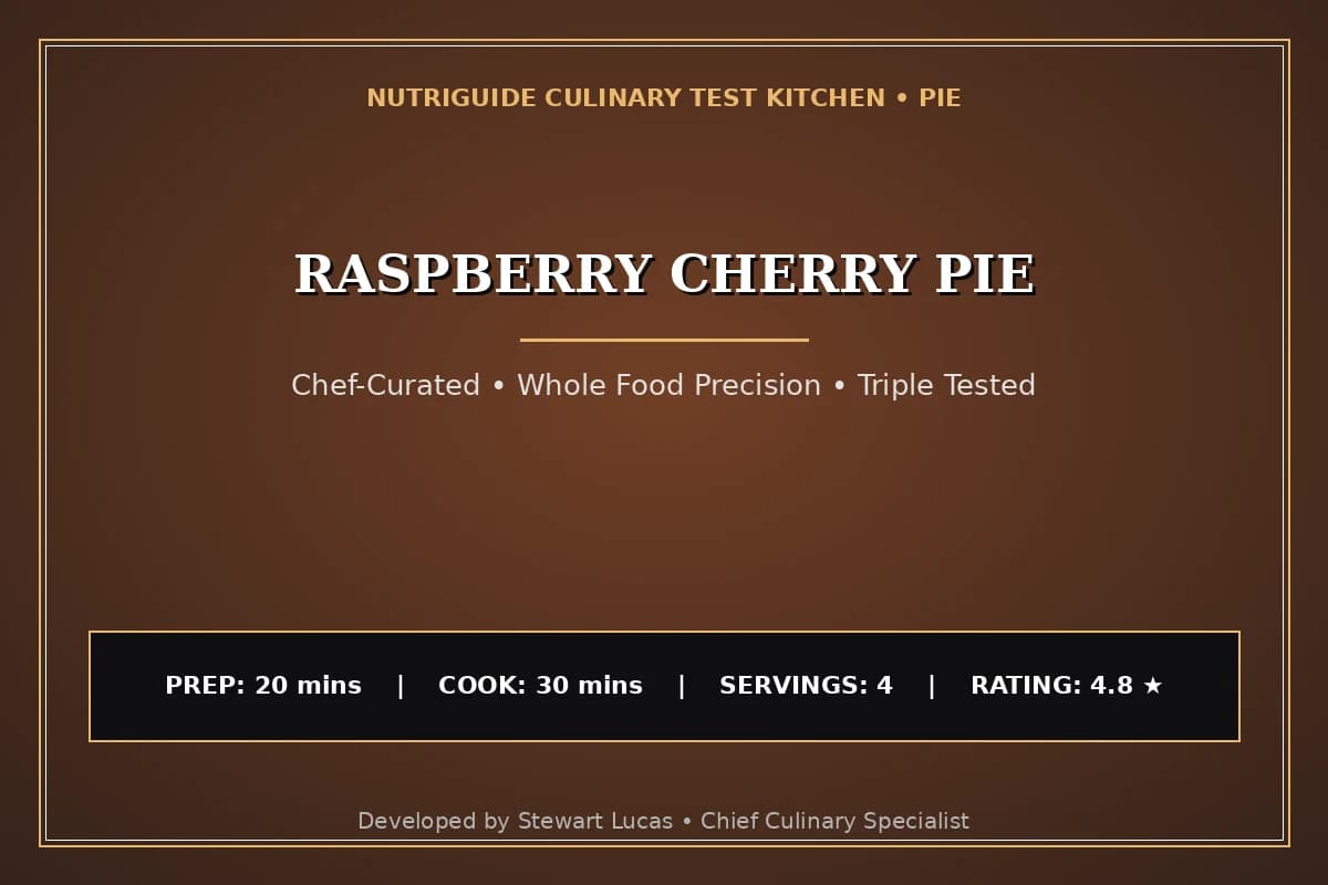 Raspberry Cherry Pie
