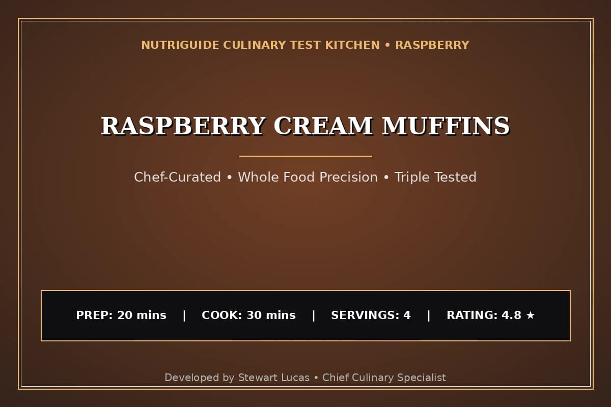 Raspberry Cream Muffins