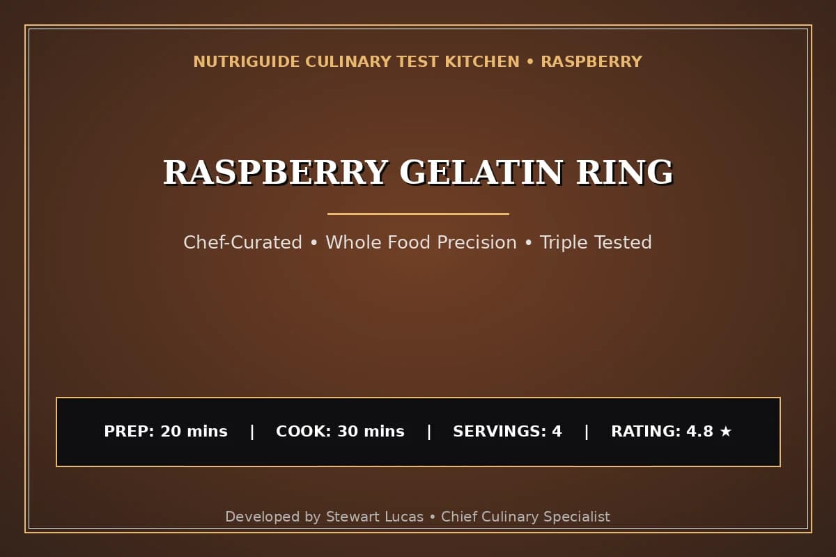 Raspberry Gelatin Ring