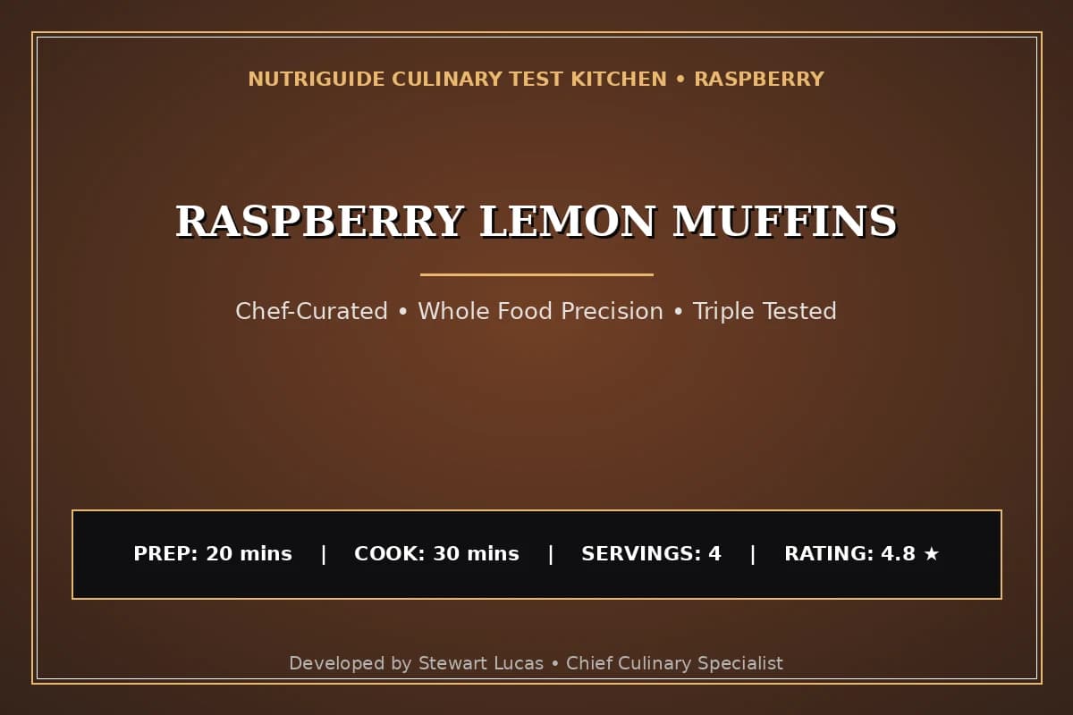 Raspberry Lemon Muffins