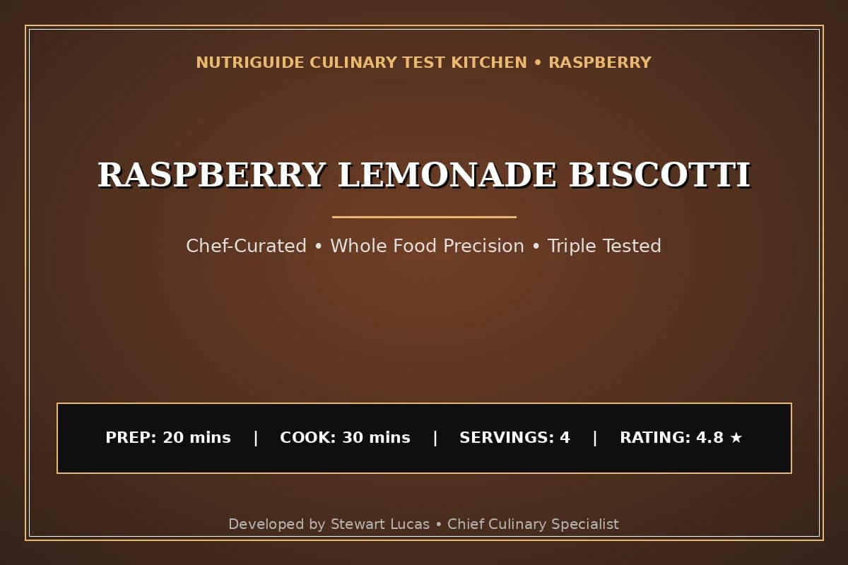 Raspberry Lemonade Biscotti