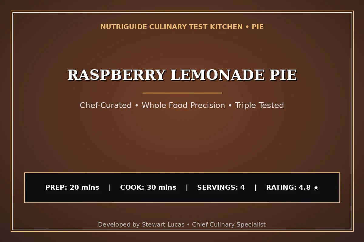Raspberry Lemonade Pie