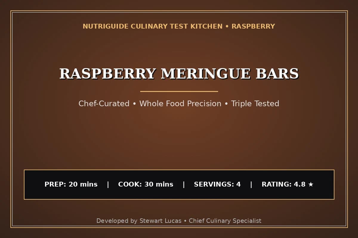 Raspberry Meringue Bars