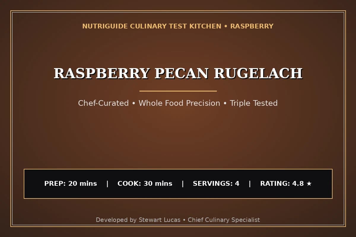 Raspberry Pecan Rugelach
