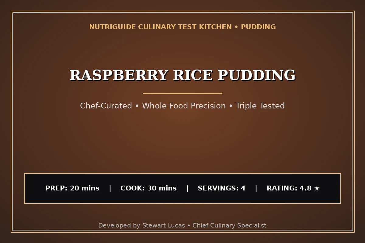 Raspberry Rice Pudding