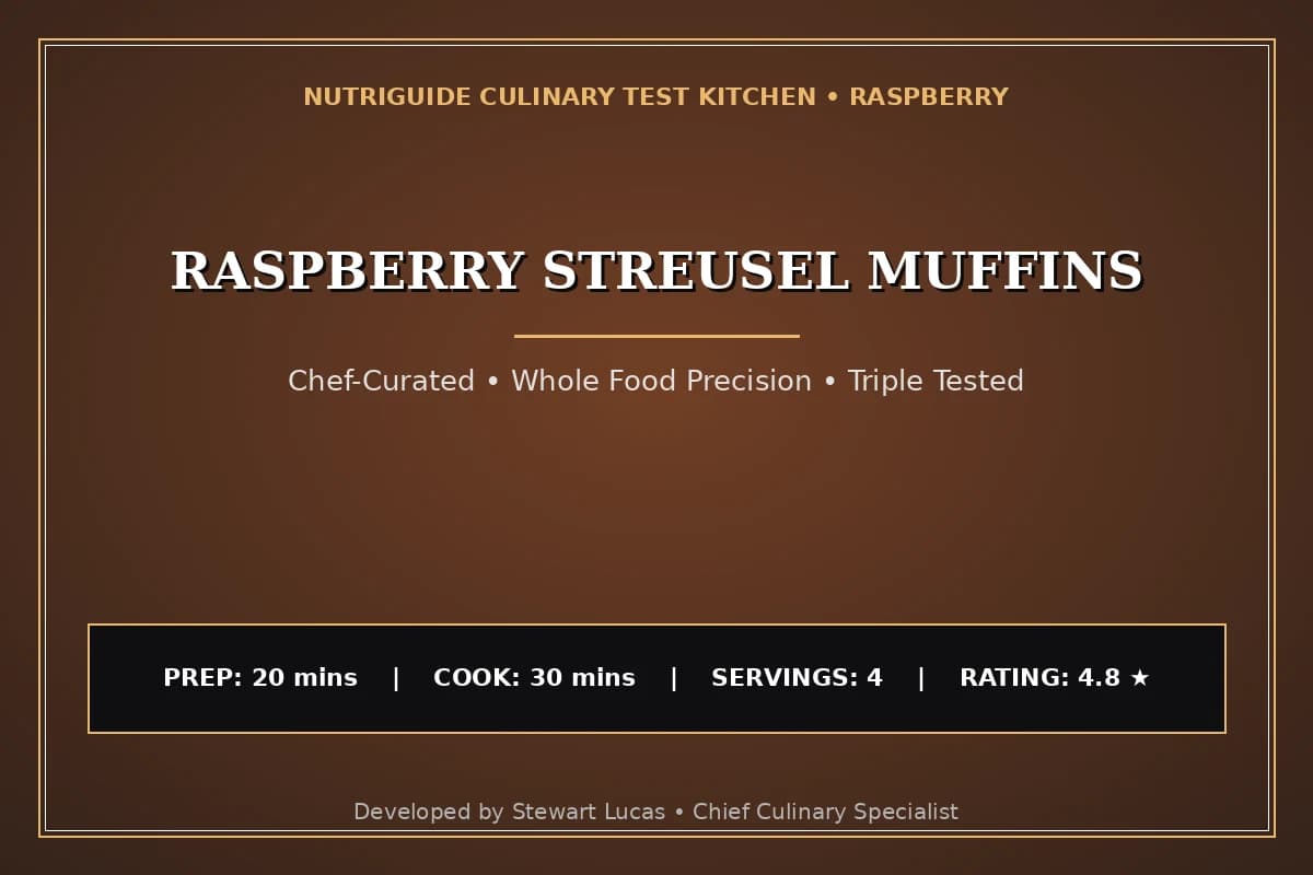 Raspberry Streusel Muffins