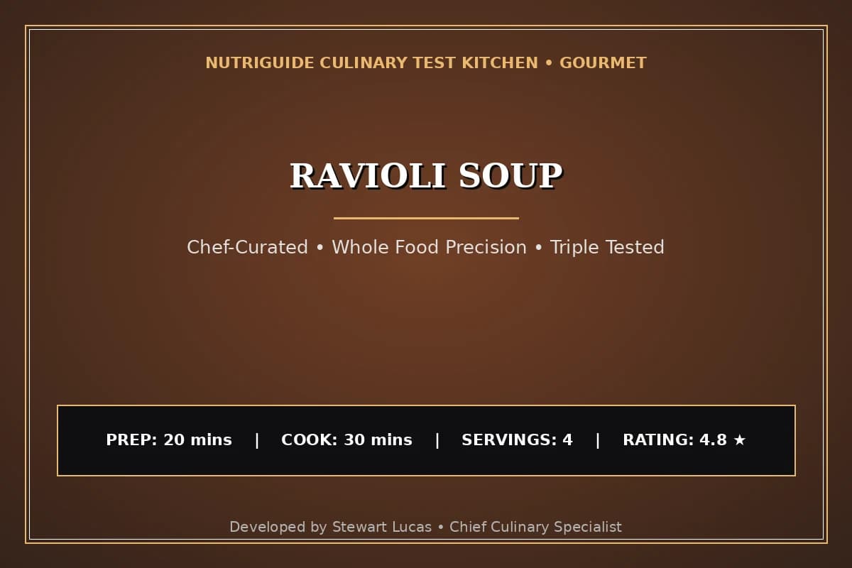 Ravioli Soup