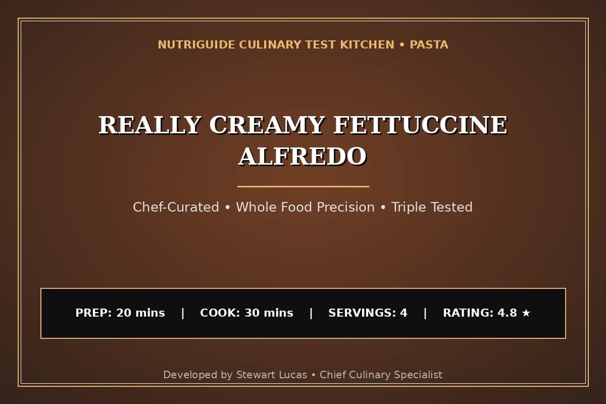 Really Creamy Fettuccine Alfredo