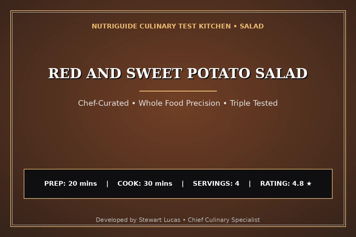 Red And Sweet Potato Salad