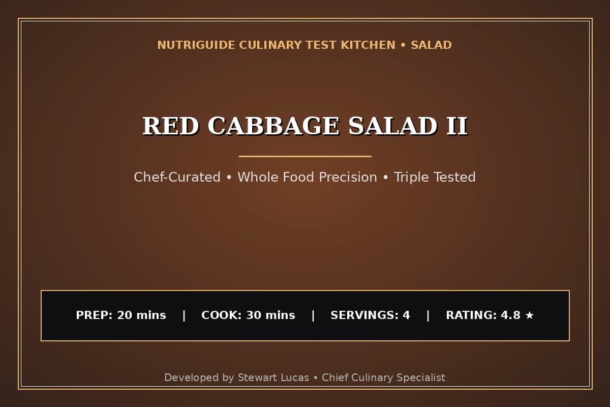 Red Cabbage Salad Ii