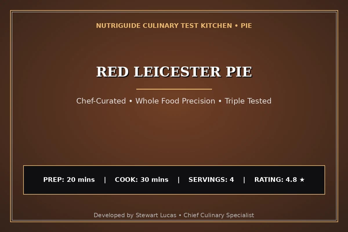 Red Leicester Pie