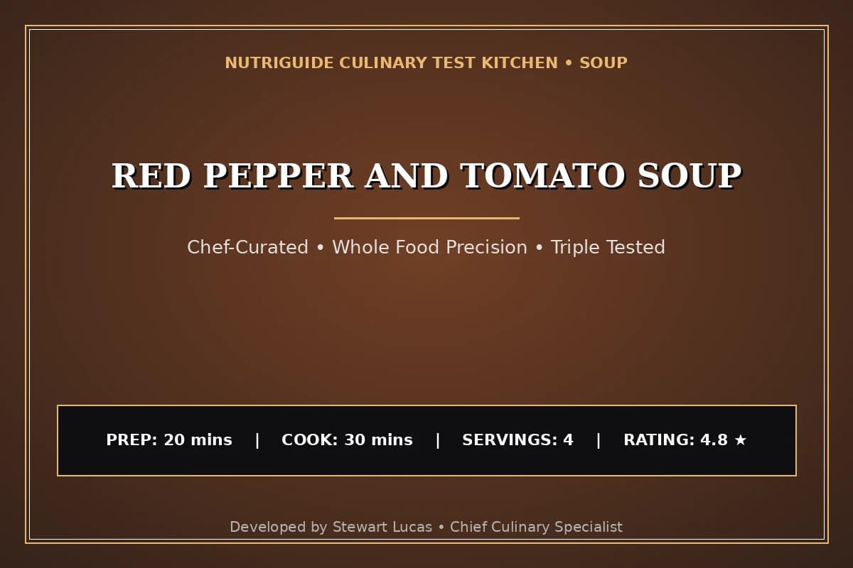 Red Pepper And Tomato Soup