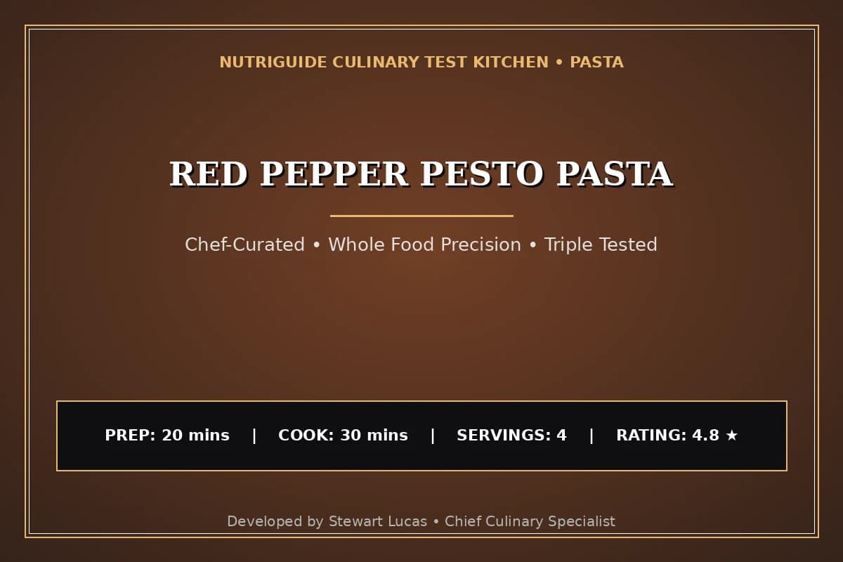 Red Pepper Pesto Pasta