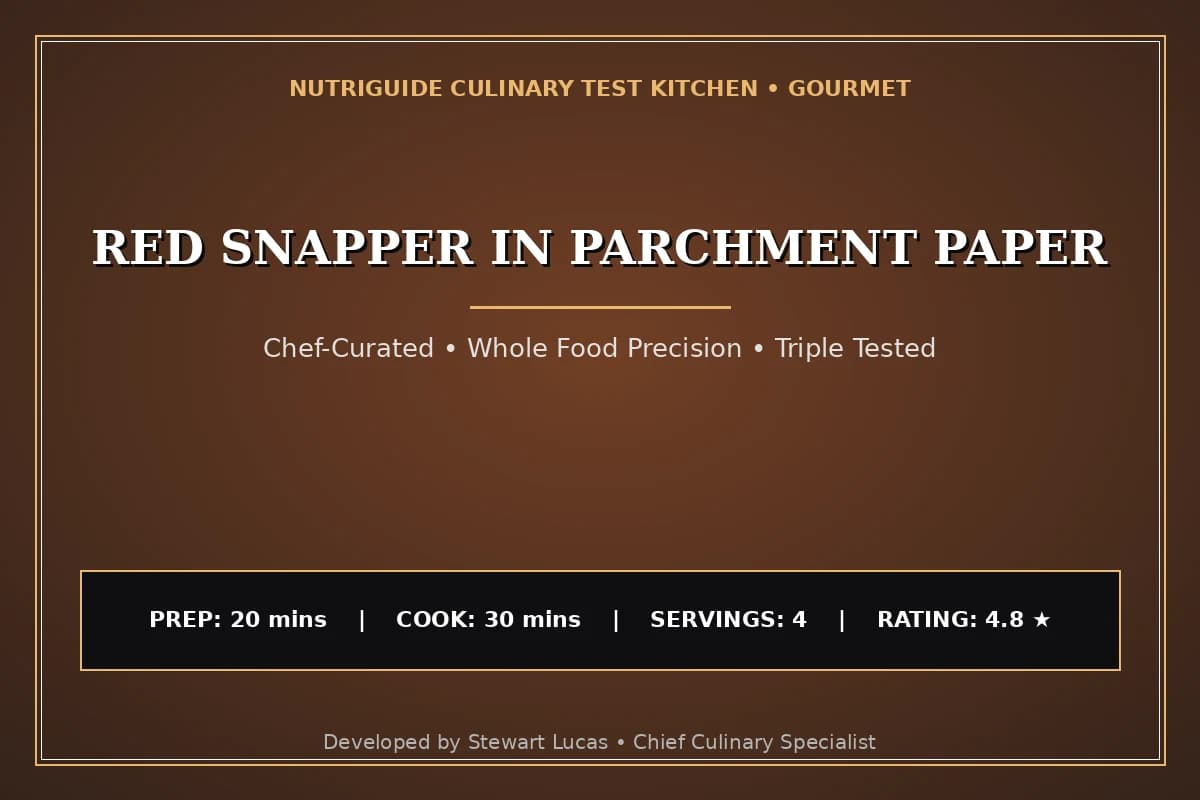 Red Snapper In Parchment Paper